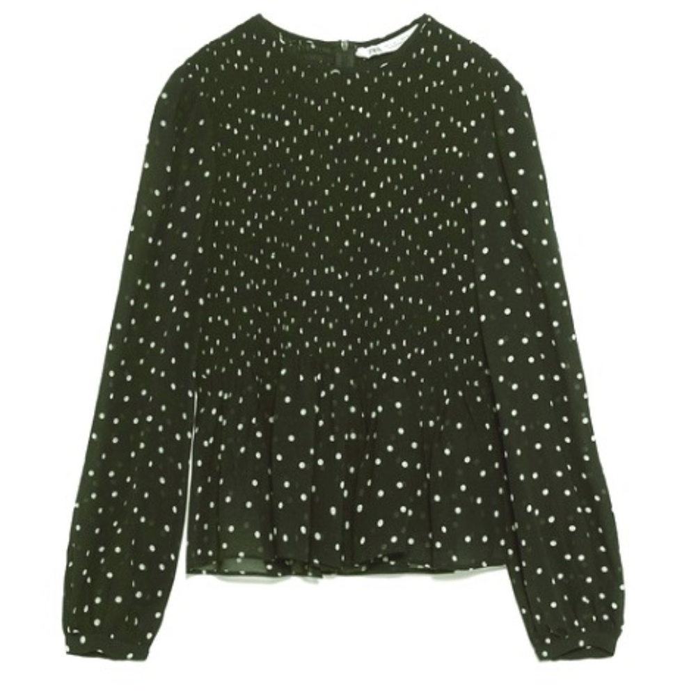 ZARA Polka Dot Blouse